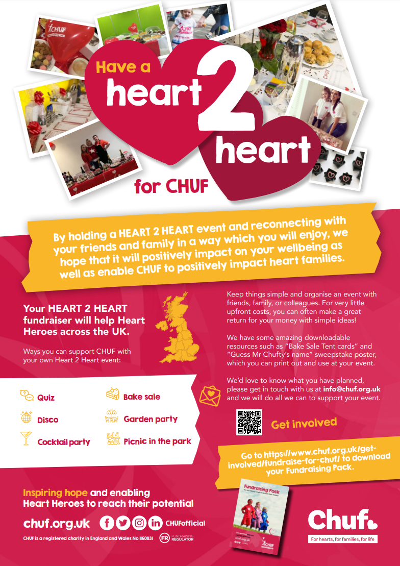 Have a Heart to Heart for CHUF poster