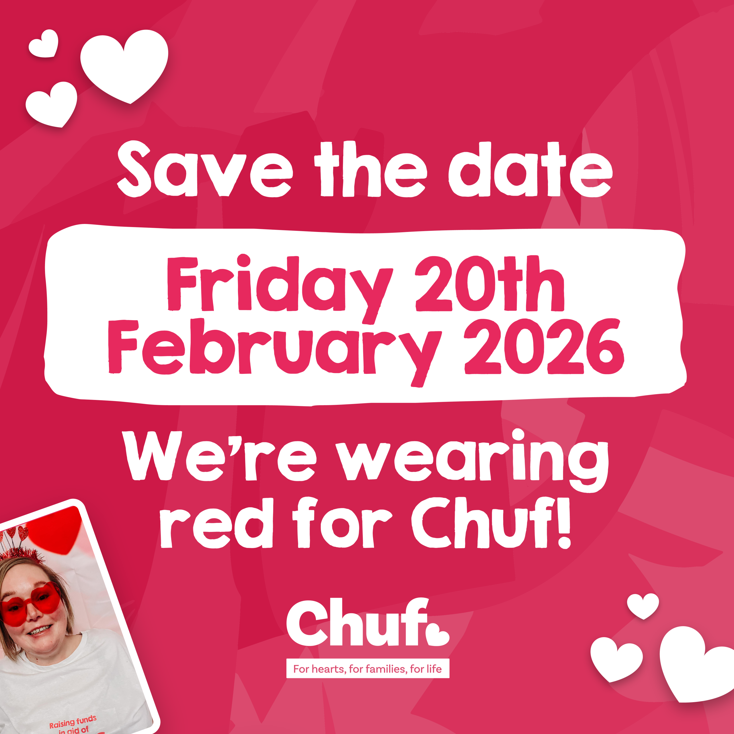 Save the Date! Wear Red for Chuf